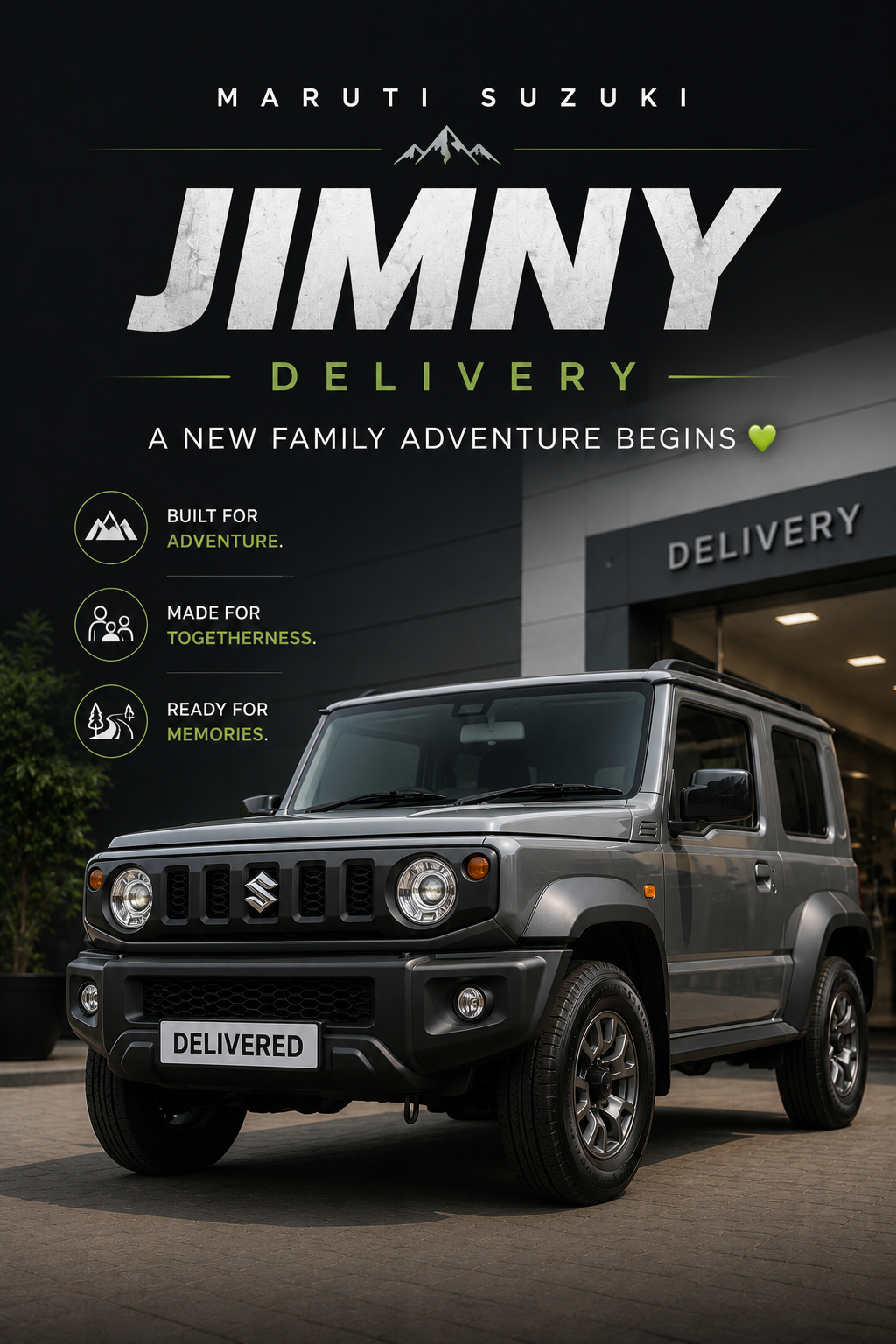 Maruti Suzuki Jimny Delivery | A New Family Adventure Begins 💚